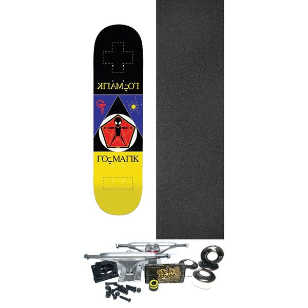 Alien Workshop Skateboards Kaos Twin Skateboard Deck - 8.375" x 32.25" - Complete Skateboard Bundle